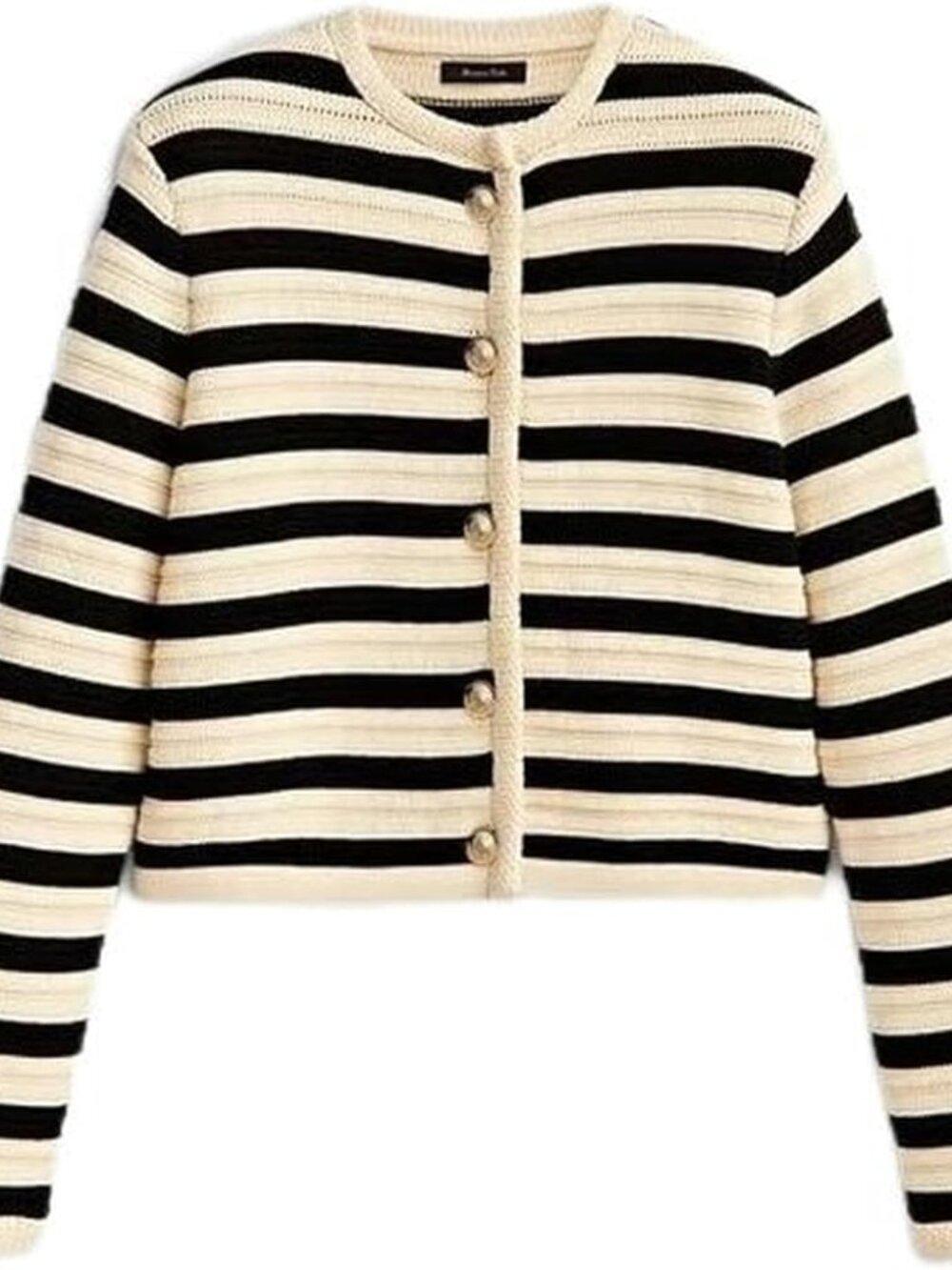 Massimo Dutti striped knitted cardigan